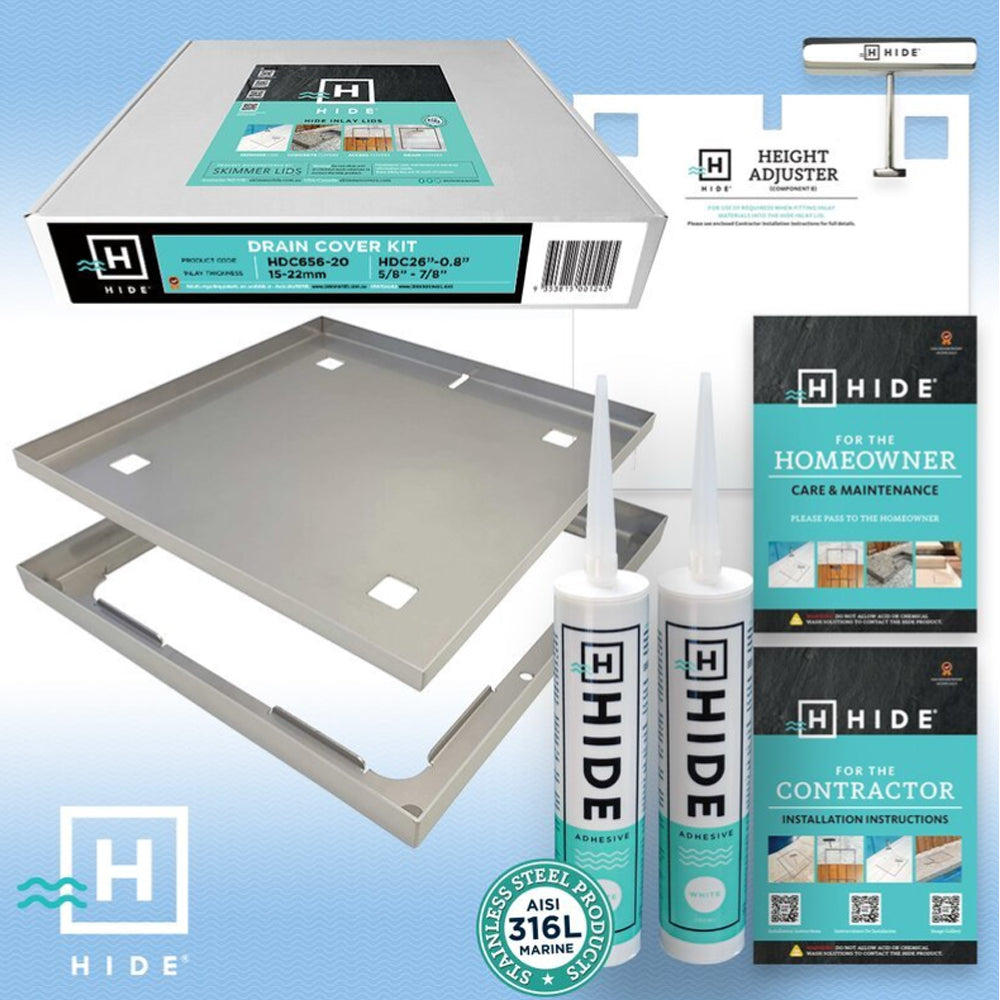 Hide Drain Cover Kit - 656mm x 20mm