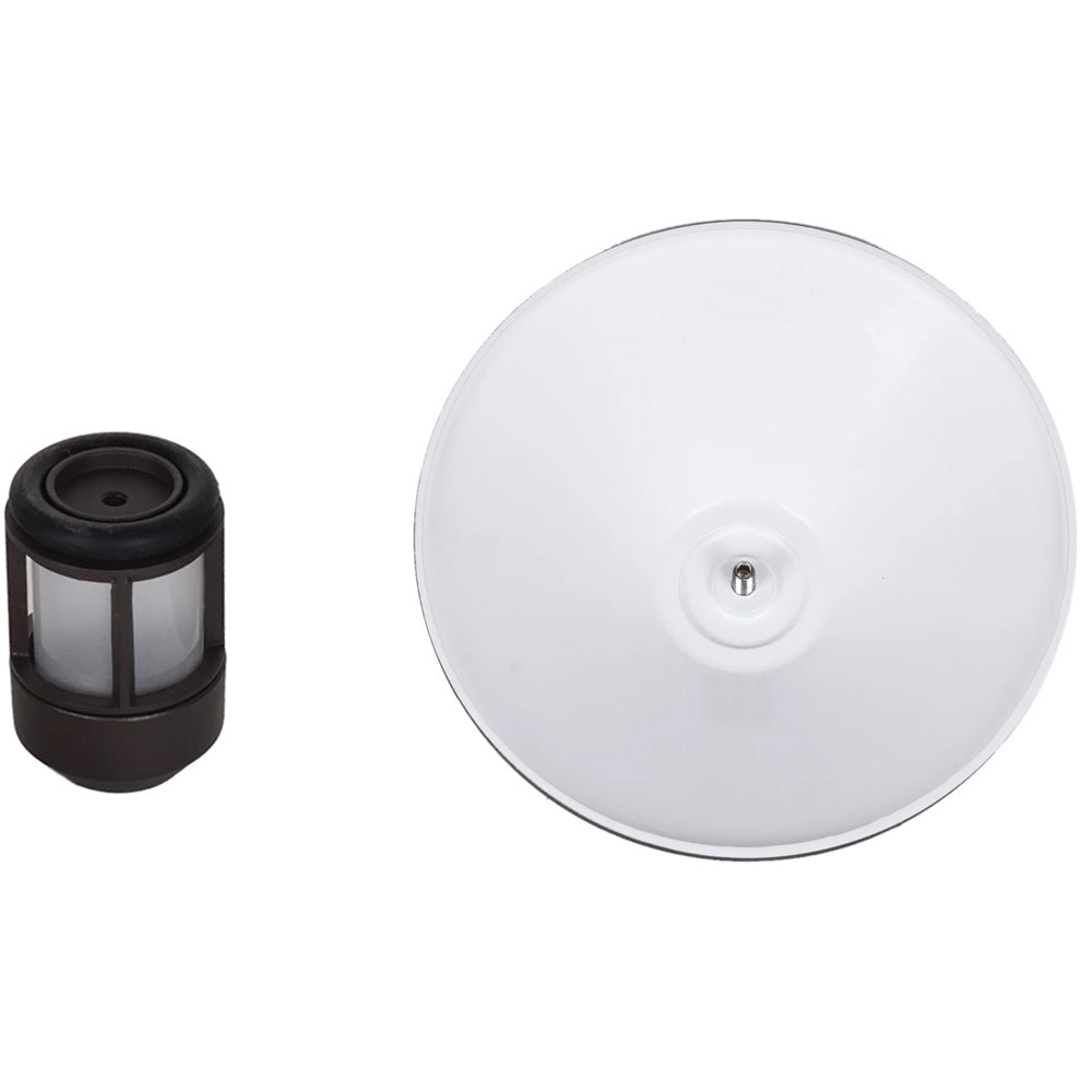 Pro Light Club Black Aluminium Medium Shaded Path Light