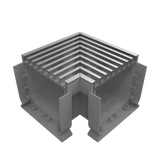 Right Angle Corners to Suit One Channel