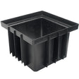 Black Everhard Industries 450 Series Pit Riser Extension used for stormwater management.