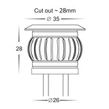 Havit Flame 316 Stainless Steel CCT Inground Deck Lights Kit