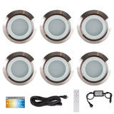Havit Flame 316 Stainless Steel CCT Inground Deck Lights Kit