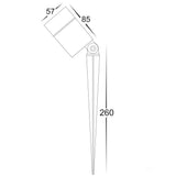Havit Oasis Black LED Spike Light