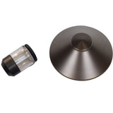 Pro Light Club Brass Medium Shaded Path Light
