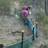 Silt Fence Roll 770mm x 50m - Standard Green