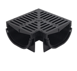 Everhard EasyDRAIN Compact Channel & Black Polymer Grate